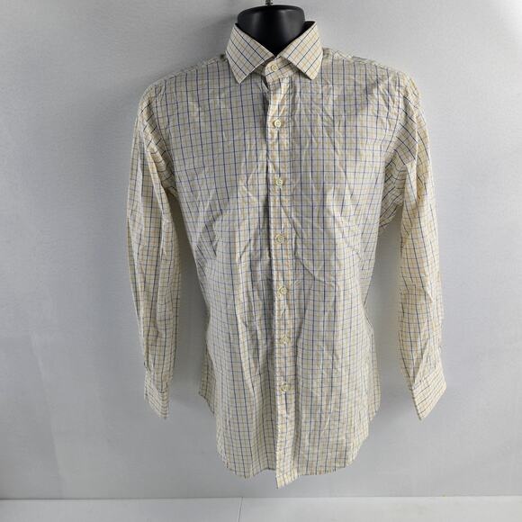 Polo Ralph Lauren dress shirt regent classic 15 32/33 button down 6417 yellow - Picture 1 of 7